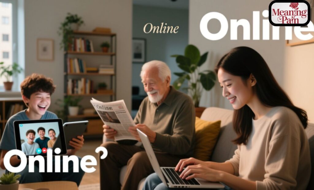 How People Use the Term Online