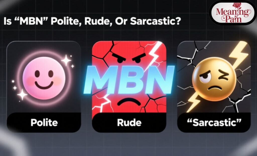 Is “MBN” Polite, Rude, or Sarcastic