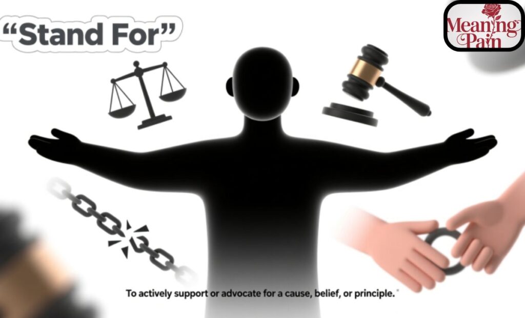 Meaning of “Stand For” in Context