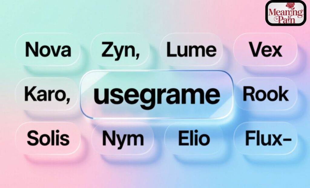One-Word Trendy Username Ideas