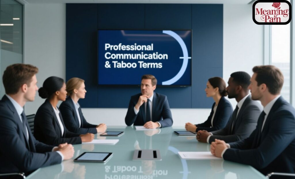 Professional Communication and Taboo Terms