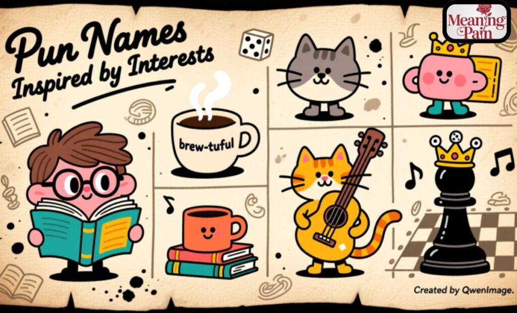 Pun Names Inspired by Interests