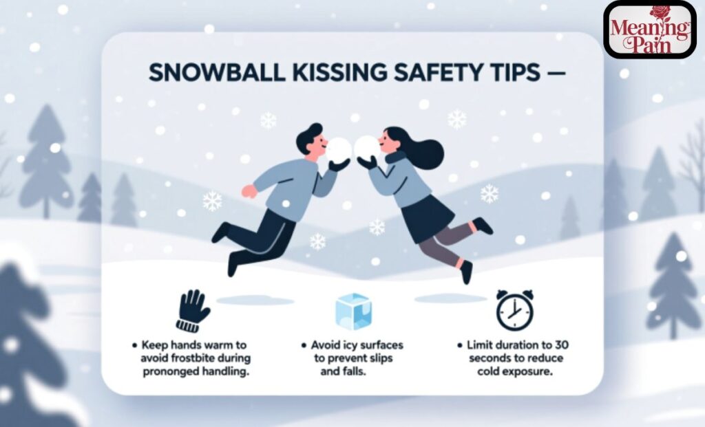 Safety Tips for Snowball Kissing