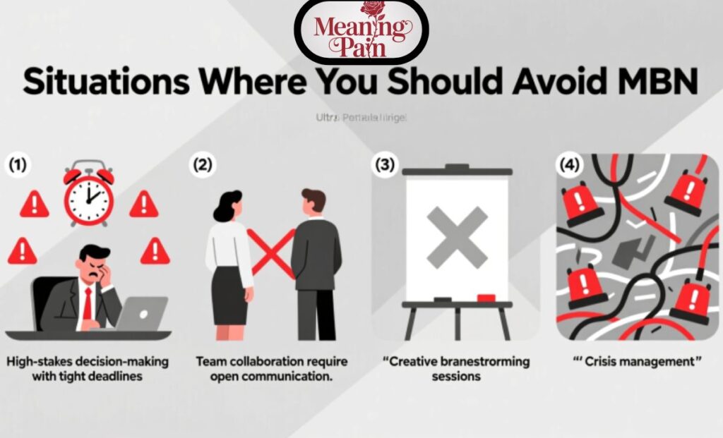 Situations Where You Should Avoid MBN