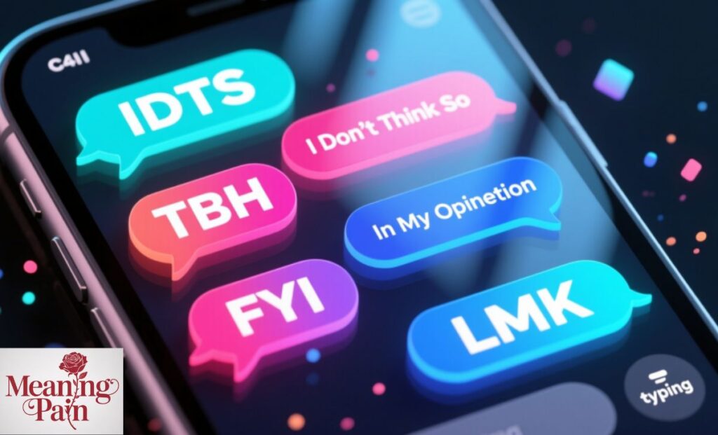 Trending Chat Acronyms Similar to IDTS